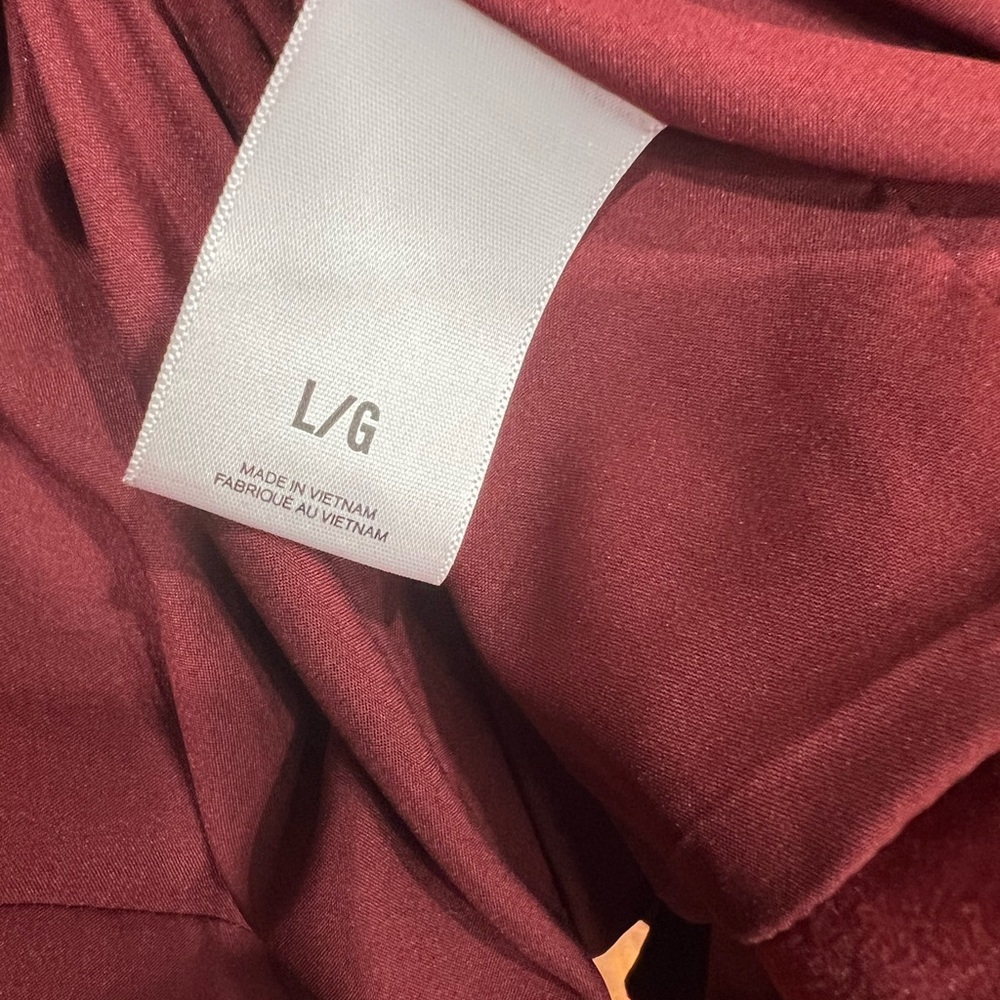 Express Velvet Ruby Red Double-Breasted Blazer La… - image 7